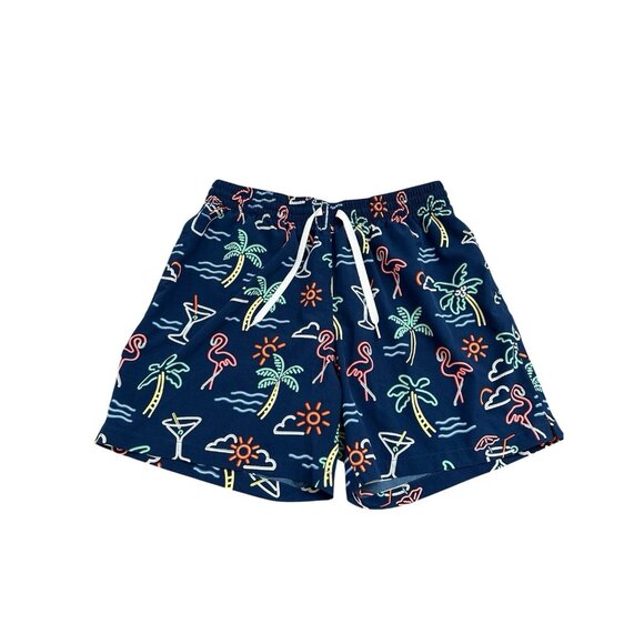 Chubbies Other - Chubbies Swim Trunks Mens Medium Blue Palm Trees Lined Beach Vacation Size L